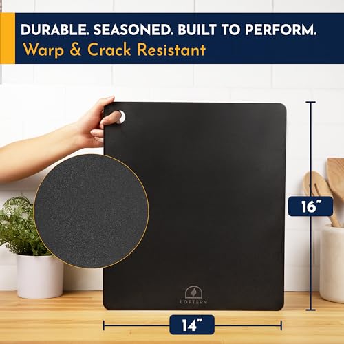 Image of 14 inch x 16 inch Pizza Steel - Heavy-Duty Carbon Steel Baking Plate for Oven, Grill & Pizza Oven - Pro Pizza Stone for Bread, Sourdough, and Crisp Crust Perfection