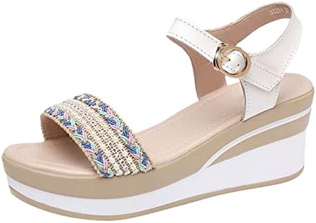 DFEK Womens Ladies mid Low Block Heel peep Toe Ankle Strap Strappy Party Sandals Size Womens Sparkle Diamante Low Mid Heel Sandals Wedding Bridal Prom Ladies Party