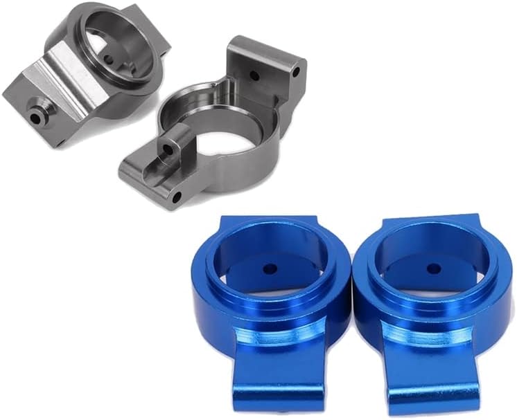 Miniatura 7 de Caster Blocks Front C-Hub Carrier for 15 TRAXS X-maX Rc Hobby Car Parts Accessories,Red - (Color Silver)