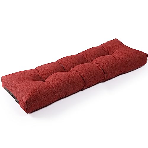 SUNROX LokGrip Memory Foam Bench Cushion 59x16x4 burgundy