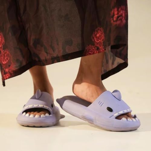 Image of Loox Shark Slippers for Men | Funky & Unique Design | Anti-Skid, Waterproof, Lightweight EVA Cloud Slippers | Casual House Slides