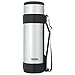 Thermos 61 Ounce Vacuum Insulated Beverage Bottle with Folding Handle, Stainless Steel