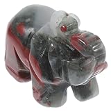 Mini décoration d'éléphant - peut être placé de manière stable, pas facile à renverser, vous pouvez l'utiliser en toute tranquillité, et vous le placez sur votre bureau, armoire, bureau, etc., décoration de jardin de statue d'éléphant