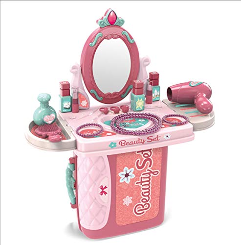 Image of Magicwand Pretend Play ABS Plastic Carry Along 3-in-1 Beauty Play Set Vanity Box Case【Made in India】【2 Yrs & Up】【Pack of 1】【Multi-Colored】