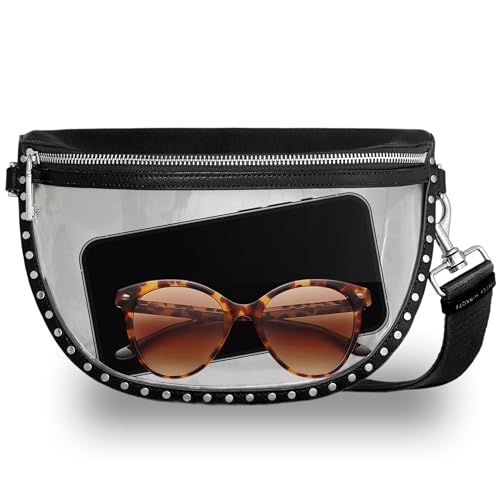 Rebecca Minkoff Darren Clear Sling Bag, Stadium Approved Transparent Crossbody Purse for Concerts and Events4