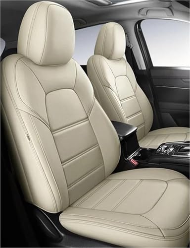 Housse siège auto cuir beige contre l'usure pour Kadjar et Scenic