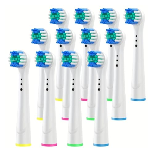4/12/16Pcs Replacement Toothbrush Heads CCompatible for Oral-B CProfessional Electric Toothbrush Heads Brush Heads(Standard 12pc