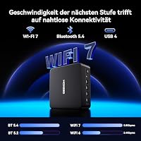 GEEKOM AI Mini PC IT13 Max[3 Jahre Garantie] mit Intel U9-185H, DDR5 RAM(Max. 128GB) & 1TB SSD(bis zu 4TB), Mini PC Windows 11 Pro mit Intel Arc Grafik, Dual 2.5G LAN, 2× USB4(20Gbps), WiFi 7, 8K – Ansicht 7
