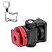 Sanpyl Mini Cold Shoe Adapter, Aluminum Alloy Monitor 360Â°Ball Head Tripod Cold Shoe Mount Adapter, 1/4 Inch Screw for SLR Camera(red)