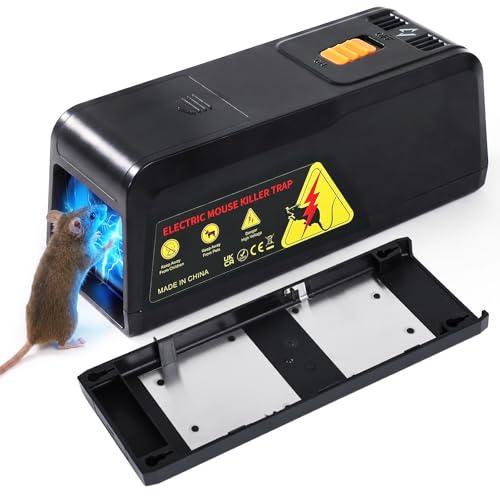 ilikable Trampa Eléctrica para Ratones 2800V Alta Tensión Garaje Cocina