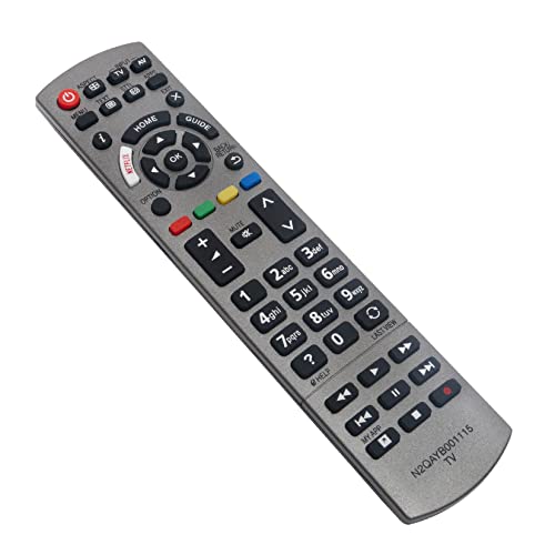 AULCMEET N2QAYB001115 sub N2QAYB001120 N2QAYB001178 N2QAYB001179 Replace Remote fit for Panasonic TX-40EXF687 TX-58EXW784 TX-65EX610E TX-55EXN688 TX-65EXW784 TX-75EX750B TX-75EX780E TX-43EXW754