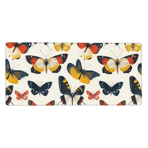Tapis de souris de jeu à bords cousus et base caoutchouc antidérapante