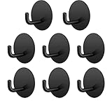 Multiusos: este gancho multiusos se puede utilizar para colgar ropa, sombreros, albornoces, bolas de baño, toallas, utensilios de cocina, paraguas, abrigos, etc. Hace que tu habitación sea más elegante y minimalista.
