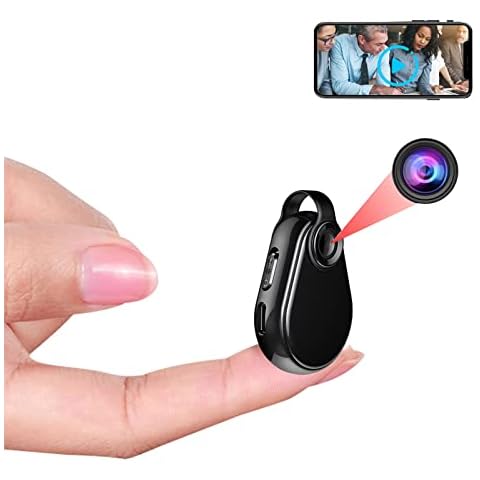 Wzglod 1080P HD Wearable MINI Campact Small keychain Necklace Pendant Camera DV DVR Video Recorder Portable Sports Camcorder Cover