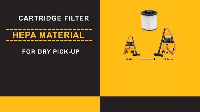 Image of 2 Pack Replacement Filter for Dewalt DXVC6910 Fits 6-16 Gal Models | Precision OEM Fit, Professional Filtration, Built for Tough Jobs, Reusable Design, Trusted Performance