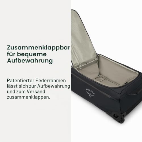 Osprey Daylite Reise-Duffel mit Rollen, 85L, Black – Ansicht 4