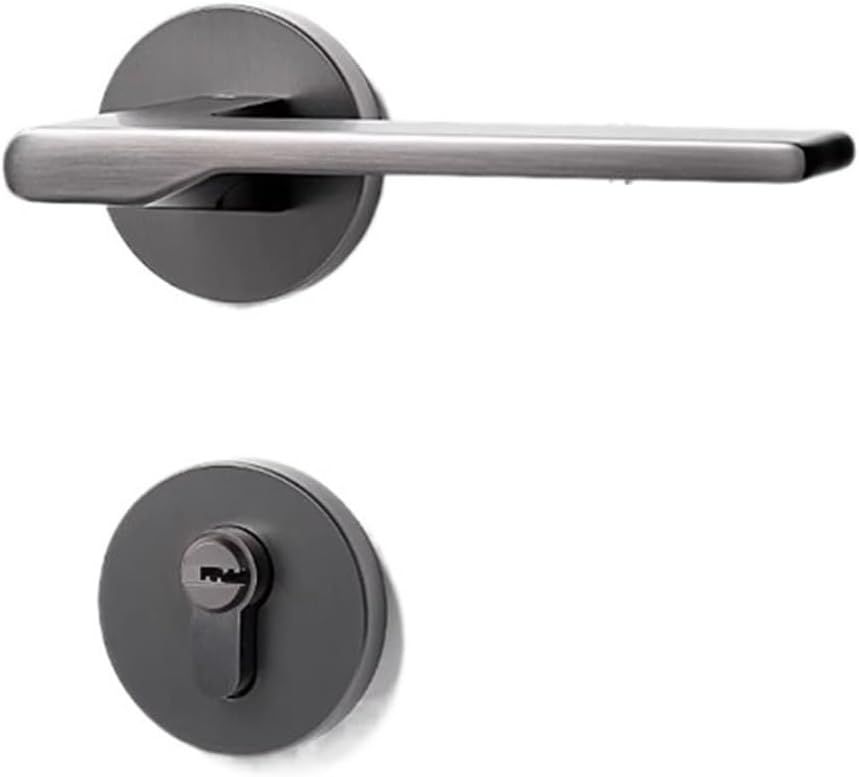 Indoor Door Lock Bedroom Split Lock Silent Magnetic Door Lock Black Gray Home Wooden Door Lock(Magnetic Door Lock)