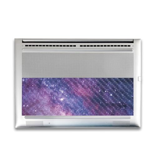 Image of Carbon Fiber Gaming Skin Compatible with HP Envy x360 16 inch (2023) - Violet Stars - Premium 3M Vinyl Protective Wrap Decal Cover - Easy to Apply | Crafted in The USA by MightySkins