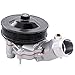 NewYall Engine Water Pump and Thermostat Kit with Bolts Gaskets Connector 5.0L for Jaguar FType XJR XF XFR XK XKR XFR-S XKR-S XJ Land Rover Discovery LR4 Range Rover Range Rover Sport