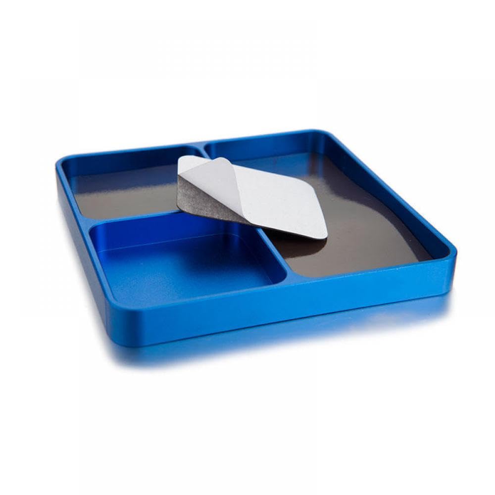 Magnetische Metallschraubenhalterplattenlagerblätter Kompatibel mit RC -Werkzeuge und Teile(Blue)