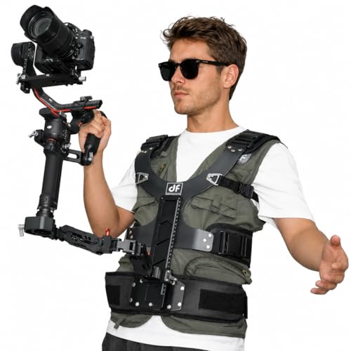 Image of DF DIGITALFOTO Thanos Gimbal Support Vest Rig System,Filmmakers Kit Portable SteadyCam Axis Compatible with DJI RS5/RS4/Mini/RS2/RS 3/Mini,ZHIYUN Crane for Videographer Smoothing Footage 4.4-11 lbs