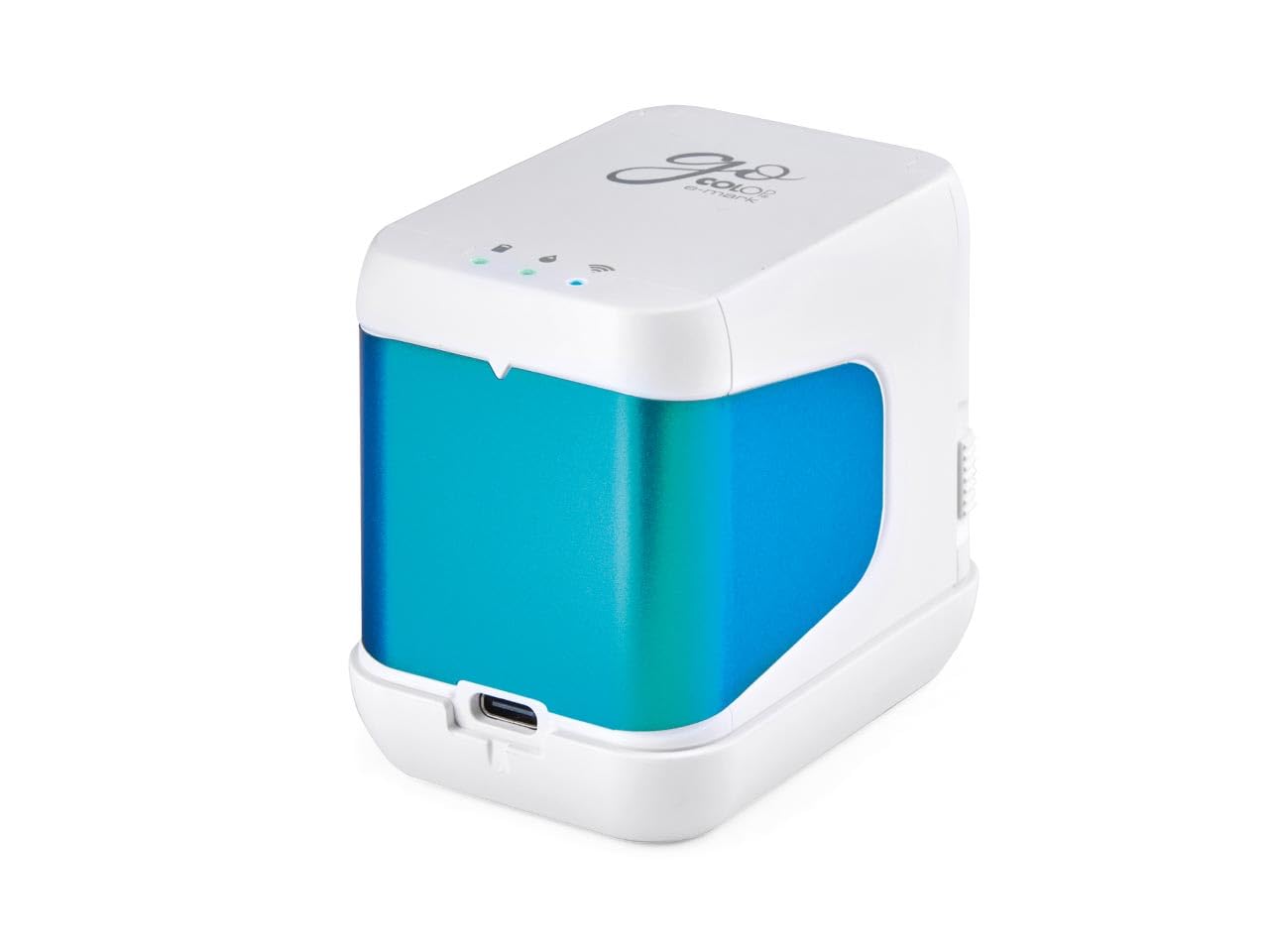 Colop e-Mark go, kompakter tragbarer Drucker, mobiles Beschriftungsgerät, vollfarbige Abdrucke auf saugenden Oberflächen, kostenlose App, weiß, 73,5 x 54,5 x 63,5 mm