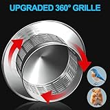 Round Chimney Cap 304 Stainless Steel Chimney Cowl Weather-Proof Tapered Top Chimney Caps for Outside Fireplace Furnace Flue Exhaust Vent Chimney Cover with Grille Roof Cap(200mm/8in) - Image 3