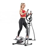 Sunny Health & Fitness Máquina Elíptica de Stepper Legacy, Entrenador de Cuerpo Completo con Transmisión por Correa...