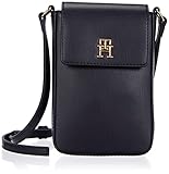 Tommy Hilfiger Damen kultige Tommy Handy-Tasche Reisezubehör-Bi-Fold-Brieftasche, Space Blue, Einheitsgröße