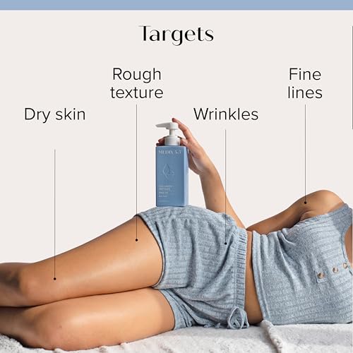 Medix 5.5 MEDIX Smooth & Firm 3PC Skin Care Set | Glycolic Acid Exfoliating Body Wash Gel + Firming Collagen Cream + Retinol Body Lotion Moisturizer Gift Box | Anti Aging Skin Care Products |