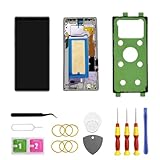 Galaxy Note9 LCD Display Screen Assembly Replacement for Samsung Galaxy Note9 Touch Digitizer Screen with Frame Toolkits SM-N960U N960F No Fingerprint (Lavender Purple)