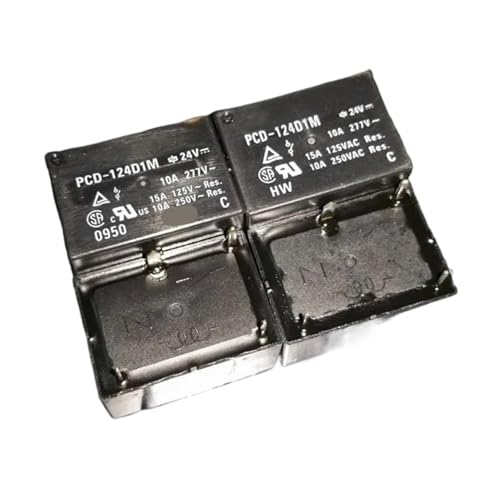 Relé de 4 pines PCD-124D1M de 24V para circuitos impresos automáticos