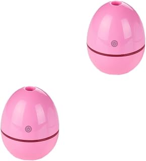 PRETYZOOM 2piezas Humidificador De Aire Usb Forma De Para Coche y Apagado Automático Diseño y Silencioso Para Dormitorio y Color Rosa