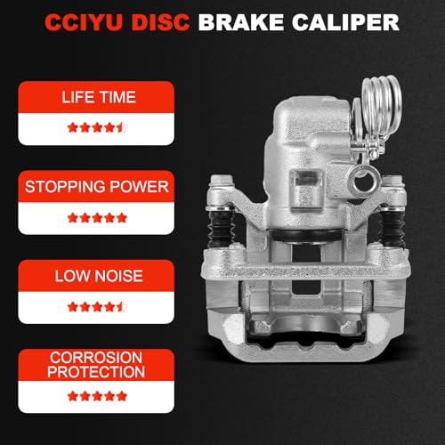 Image of cciyu Rear Right Brake Caliper Assembly w /Bracket 18B4824A 1994 1995 1996 1997 1998 1999 2000 2001 2003 2004 For Ford For Mustang