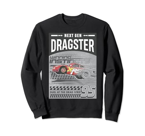 Sweatshirt McQueen Dragster pour vos sorties décontractées du week-end entre amis