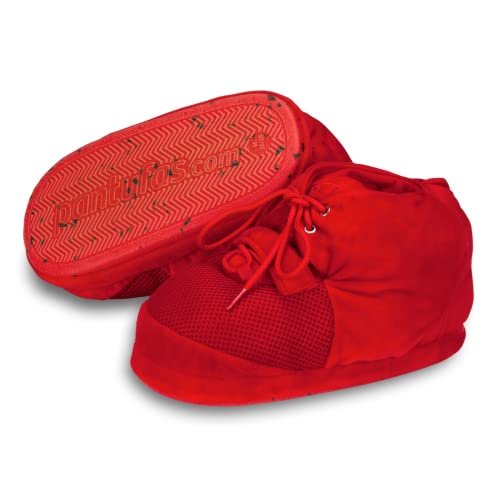 Pantufa 3D Sneaker Basquete Vermelho, Importway, Modelo: IWP3DBVM4244, Tamanho: Extra grande