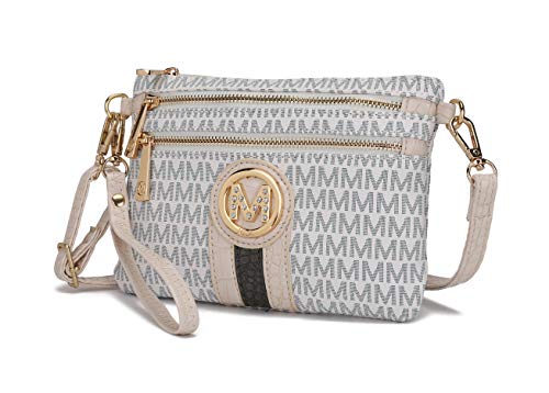 Image of MKF Collection Crossbody Bag for Women, American Flag Shoulder Bag, Vegan Leather Wristlet Bag Handbag Purse by Mia K