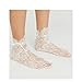 OJEVMLFVQ Lace Socks 3pcs Fashion Women's White Black Lace Ribbon Bow Socks Ladies Sexy Transparent Floral Sheer Mesh(Black)