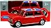 Produktbild Welly Mini Cooper Mini Modell (rot) mit Union Jack aus Die Cast Metall und Kunststoffteilen, Pull Back & Go Action Spielzeug