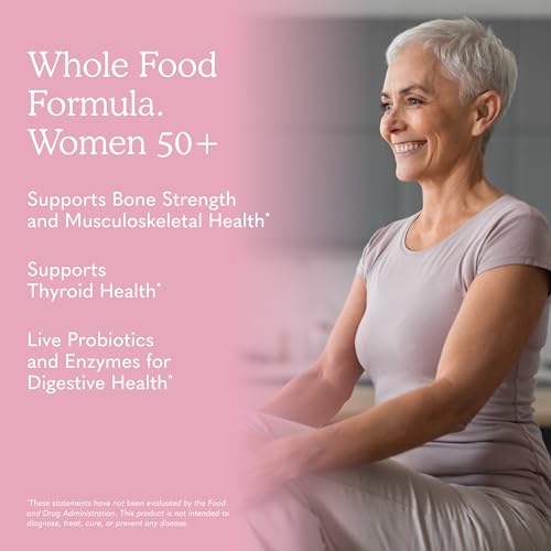 Garden of Life Vitamin Code Women 50 & Wiser Multivitamin – Whole Food Women’s Vitamins with Probiotics, Digestive Support, Immune Support, Non-GMO, Gluten-Free, Kosher, 240 Capsules - Image 5