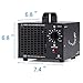 AIRTHEREAL MA5000 Commercial Ozone Generator 5000mg/h O3 Machine Home Air Ionizers Deodorizer for Rooms, Smoke, Cars and Pets, Black