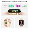 Blackview Smart Watch for Women, 1.91" HD Fitness Watch with LED Flashlight, Heart Rate SpO2 Sleep Stress Monitor, 120+ Sports Modes, Waterproof Step Counter, Bluetooth Call Smartwatch for iOS Android #3