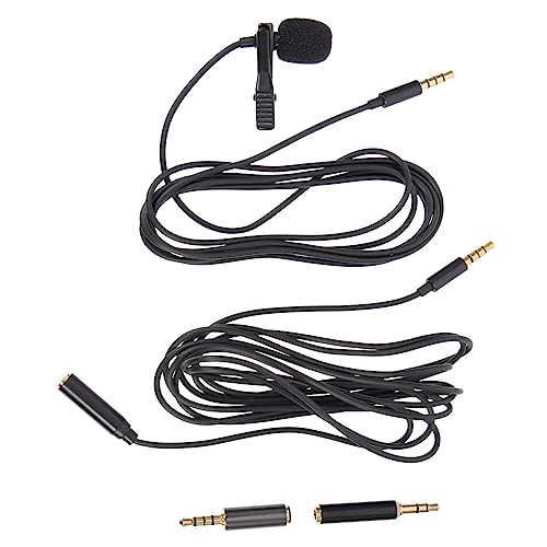 LALADEFIEE Professional Microphone Set Lightweight Portable for Podcast Interview