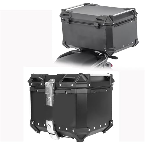 Coffre de rangement Moto en Aluminium 55L Premium Noir pour Honda CRF1100L