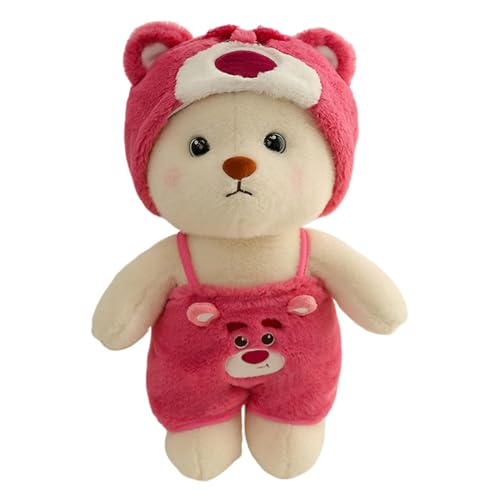 Image of Storescent Soft Toys for Kids - Stuffed Animal Plush Soft Toy for Boys & Girls | Plushie Toy Bear with Strawberry Bear 30cm