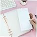 Angoily 6 Sheets Binder Cash Letter Tabs Pads Folders Bag Six-Hole Notebook Pocket Budget Envelopes Pp
