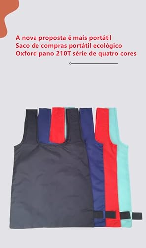 La borsa della spesa riutilizzabile portátil può contenere até 35 libbre, può essere portata ovunque