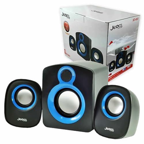 Enceintes PC avec caisson de basses JUSTOP pour des graves profonds sur ordinateur portable