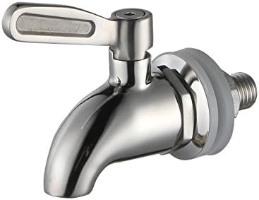 Stainless Works SSS012 Stainless Steel Beverage Dispenser Replacement Spigot (fits 1/2 inch Opening)