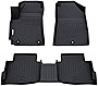 JDMON Floor Mats Compatible with Kia Seltos 2020-2023, All Weather Car Mat 2 Row Front & Rear Custom Fit Floor Liner Black